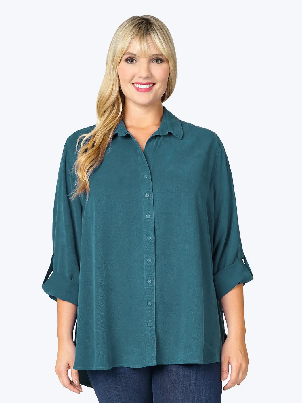 Tianello TENCEL™ Plus Sized "Loving" Blouse