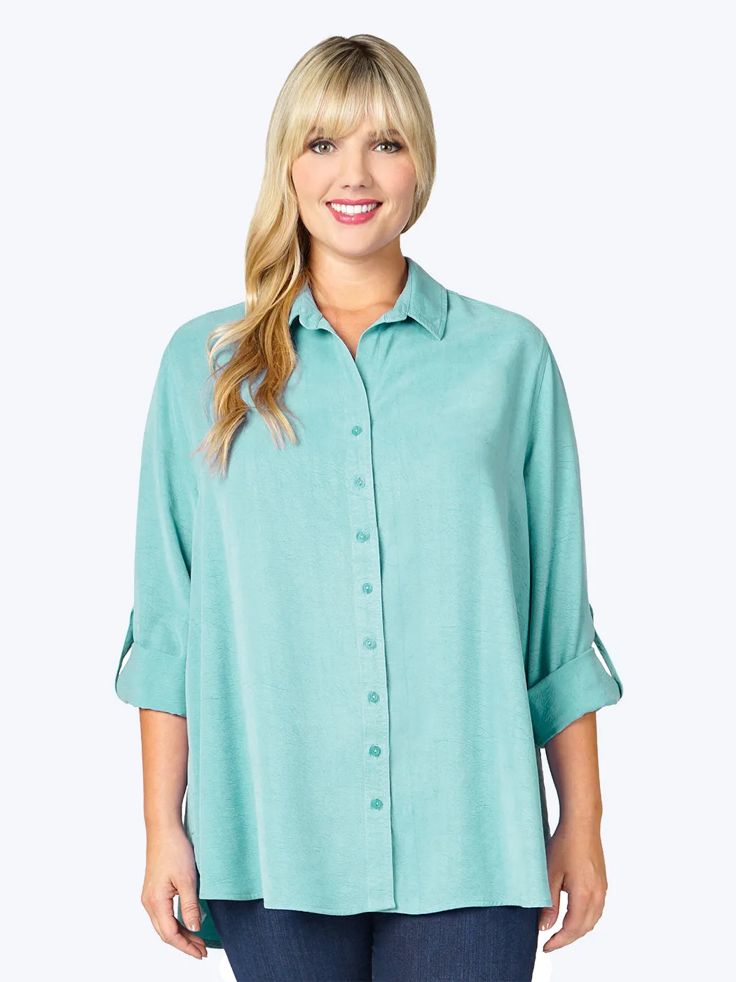 Tianello TENCEL™ Plus Sized "Loving" Blouse